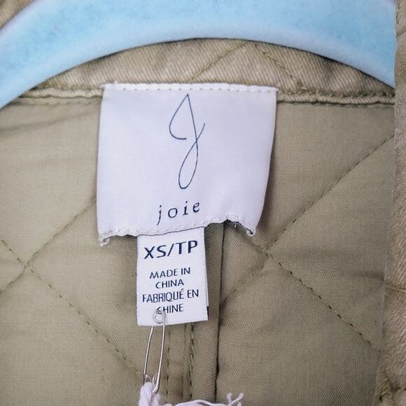 NWT Joie Sage Quilted Oversized Shacket, Sz XS - Picture 3 of 7